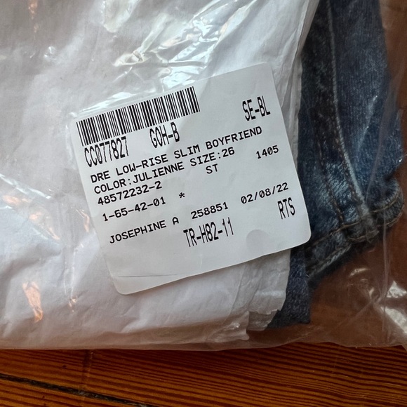 NWT Rag & Bone Dre Low Rise Boyfriend - Picture 5 of 5